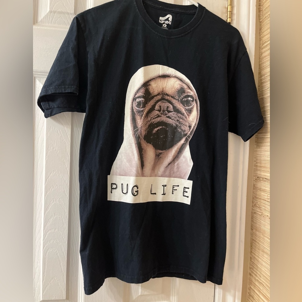 Pug Surf Style tee